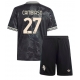 Juventus Andrea Cambiaso #27 Tredjedraktsett Barn 2025-26 Kortermet (+ Korte bukser)